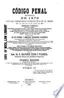 Código penal reformado de 1870