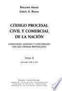 Código procesal civil y comercial de la nación: Artículos 304 a 594