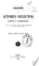 Colección de autores selectos latinos y castellanos
