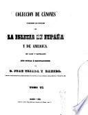 Colección de cánones y de todos los concilios de la iglesia de España y de América