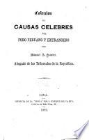 Coleccion de causas celebres contemporaneas