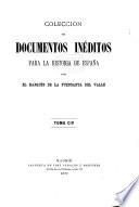 Colección de documentos inéditos para la historia de España