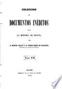Colección de documentos inéditos para la historia de España