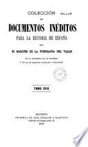 Coleccion de documentos ineditos para la historia de Espana