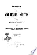 Coleccion de documentos ineditos para la historia de Espana