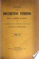 Colección de documentos inéditos para la historia de España