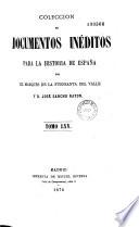 Coleccion de documentos ineditos para la historia de Espana