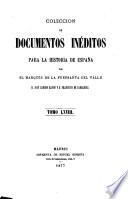 Coleccion de documentos ineditos para la historia de Espana