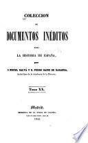 Colección de documentos inéditos para la historia de España ...