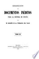 Colección de documentos inéditos para la historia de España