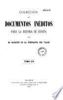 Coleccion de documentos ineditos para la historia de Espana