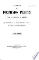 Colección de documentos inéditos para la historia de España