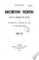Coleccion de documentos ineditos para la historia de Espana
