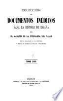 Colección de documentos inéditos para la historia de España