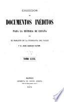 Colección de documentos inéditos para la historia de España