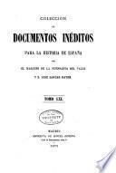 Colección de documentos inéditos para la historia de España