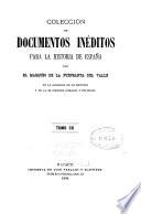 Colección de documentos inéditos para la historia de España