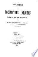 Colección de documentos inéditos para la historia de España