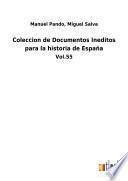 Coleccion de Documentos Ineditos para la historia de España
