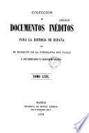 Coleccion de documentos ineditos para la historia de Espana