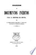 Colección de documentos inéditos para la historia de España