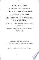 Coleccion de laminas que representan los animales y monstruos del Real Gabinete de Historia Natural de Madrid, 2