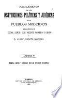Colección de las instituciones políticas y jurídicas de los pueblos modernos