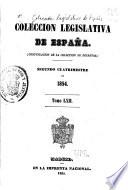 Coleccion de las leyes, decretos y declaraciones de las Cortes