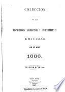 Colección de las leyes y disposiciones legislativas y administrativas