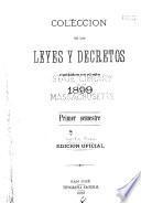 Colección de leyes, decretos, acuerdos y resoluciones