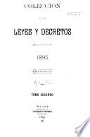Colección de leyes, decretos, acuerdos y resoluciones