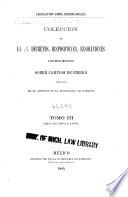 Coleccion de leyes, decretos, disposiciones, resoluciones y documentos importantes sobre caminos de fierro