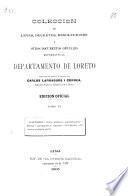 Colección de leyes, decretos, resoluciones i otros documentos oficiales referentes al departamento de Loreto