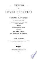 Colección de leyes, decretos y ordenes o acuerdos de tendencia general del poder legislativo del estado libre y soberano de Yucatan, 1832-[1850].