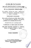 Colección de los apologistas antiguos de la religión christiana ...