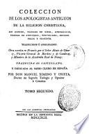 Colección de los apologistas antiguos de la religión christiana ...