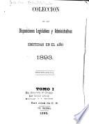 Coleccion de los decretos y ordenes