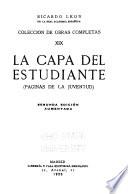 Colección de obras completas: La capa del estudiante