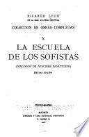 Coleccion de obras completas: La escuela de los sofistas