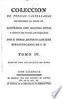 Coleccion De Poesias Castellanas Anteriores Al Siglo XV