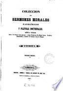 Colección de sermones morales, panegíricos y pláticas doctrinales, 1