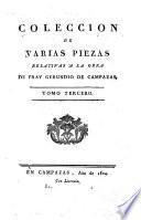 Coleccion de varias piezas relativas a la obra de Fray Gerundio de Campazas