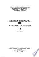 Colección diplomática del Monasterio de Sahagún: 1300-1500