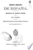 coleccion legislative de espana. sentencias del tribunal supremo, en su sala primera