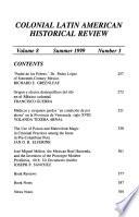 Colonial Latin American Historical Review
