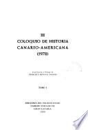 Coloquio de Historia Canario-Americano [i.e. Americana].