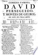 Comedia famosa, David perseguido