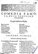 Comedia famosa de la traycion bien acertada...