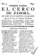 Comedia Famosa. El Cerco De Zamora