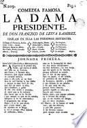 Comedia famosa, La dama presidente